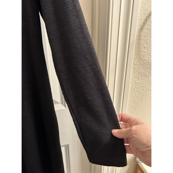 Philosophy Black Bateau Neck Midi Sweater Dress/ Large Size Career Office - Picture 3 of 6